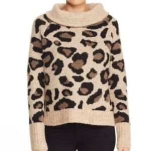 AQUA LEOPARD‎ SWEATER